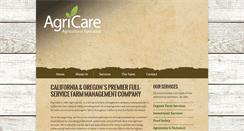 Desktop Screenshot of agricare.com